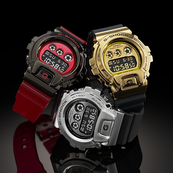 CASIO 卡西歐G-SHOCK DW-6900 25周年金屬手錶(GM-6900B-4