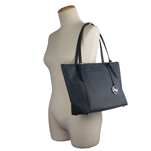 MICHAEL KORS CIARA滿版防刮托特包-深藍
