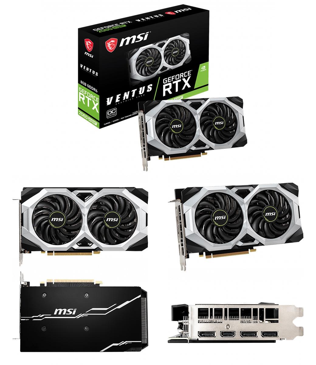 微星 RTX 2060 SUPER VENTUS OC+偉訓 GX-S 750W 金牌