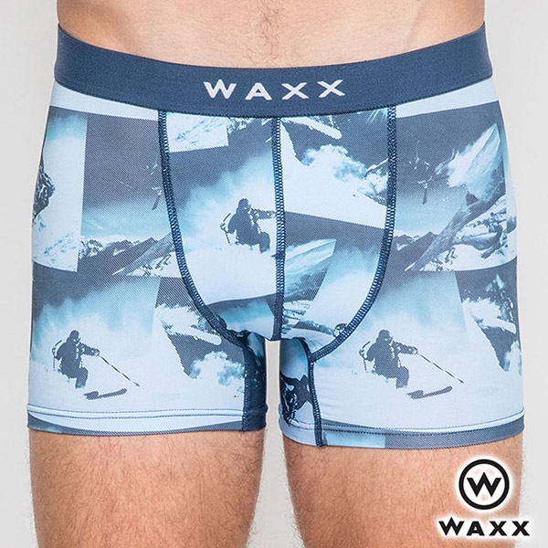 WAXX 滑雪高手-四面超彈性快乾四角男內褲