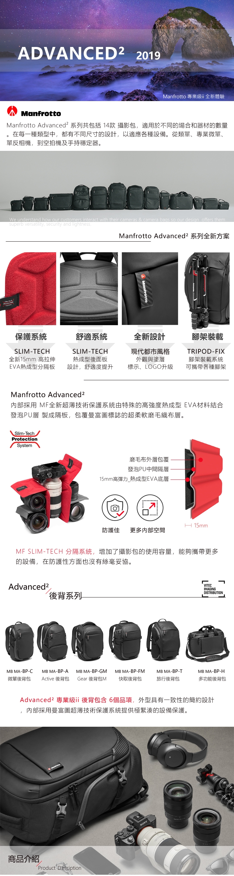 Manfrotto 微單眼後背包 專業級II Advanced2 Compact