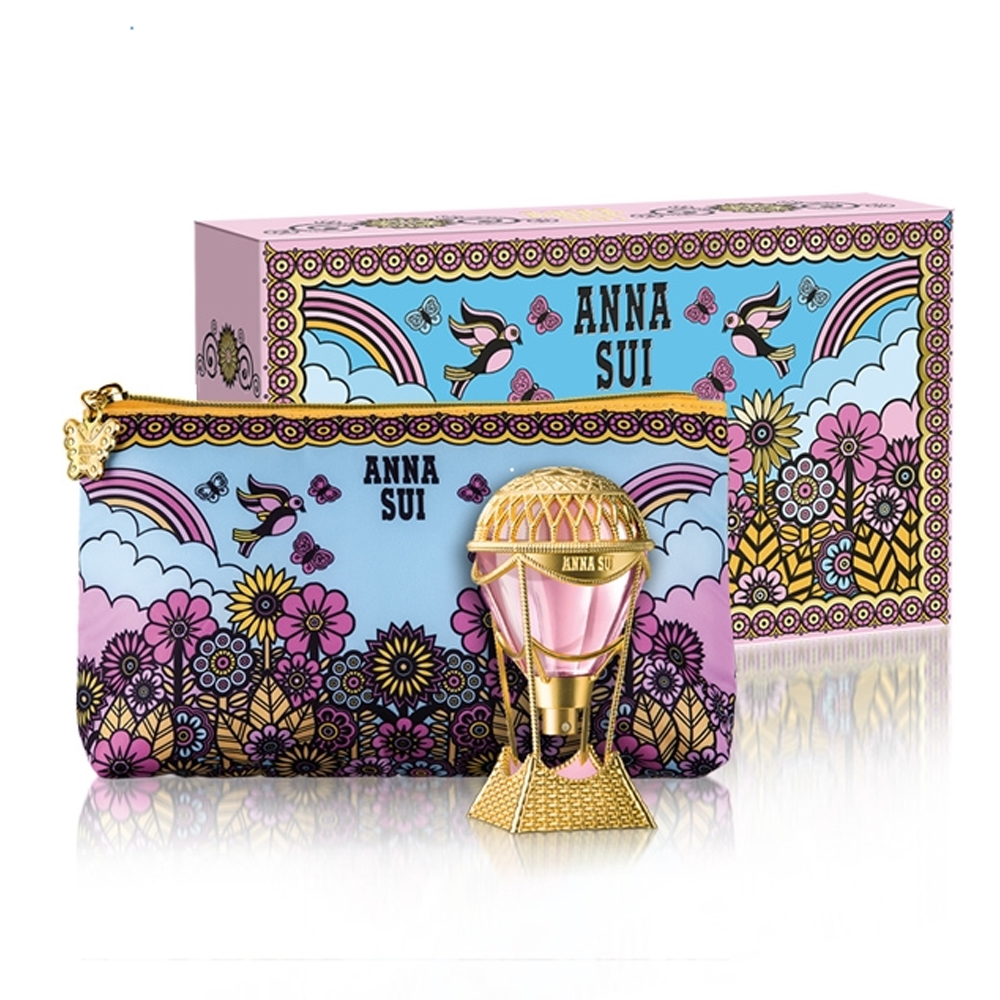 ANNA SUI 安娜蘇綺幻飛行化妝包二入禮盒-快速到貨| ANNA SUI | Yahoo