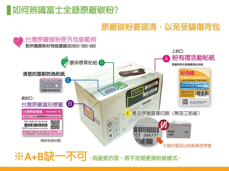 富士全錄 FUJI XEROX CT201937 原廠黑色標準容量碳粉匣