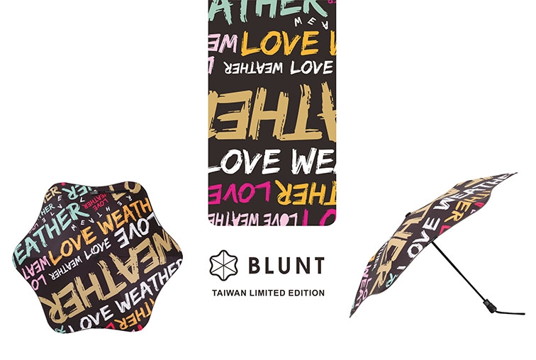 【BLUNT】2019 台灣區限量版 圖騰完全抗UV折傘 愛天氣