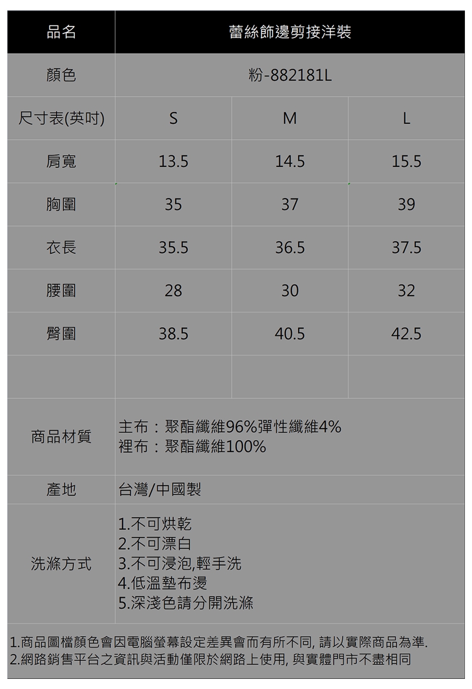 【IGD 英格麗】蕾絲飾邊剪接小立領洋裝-粉