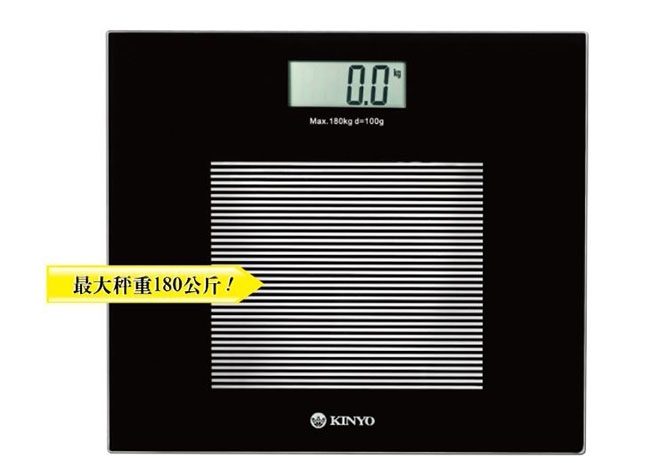 KINYO 黑晶電子體重計(DS-6583)