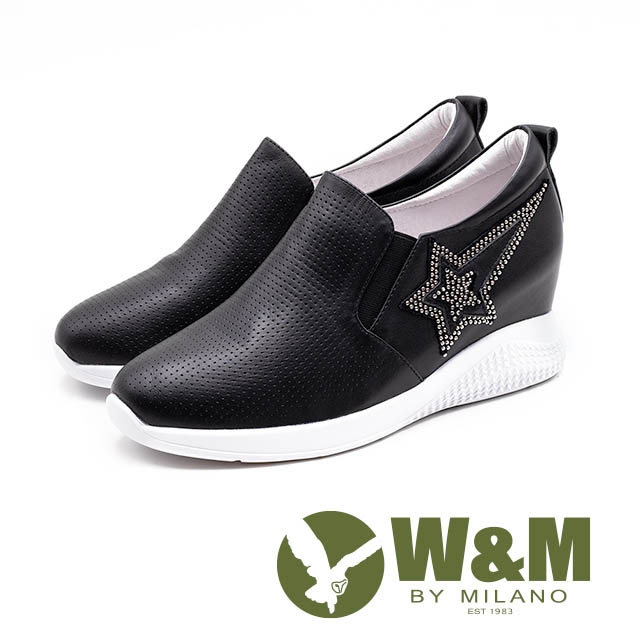W&M 正韓 流星內增高休閒鞋 女鞋 - 黑 (另有白)