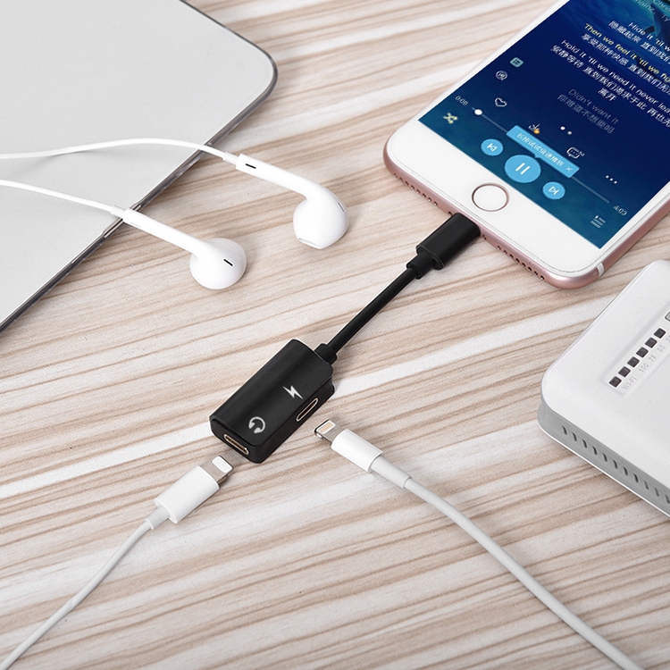 四合一 iPhone 雙lightning 充電聽歌 音頻轉接器