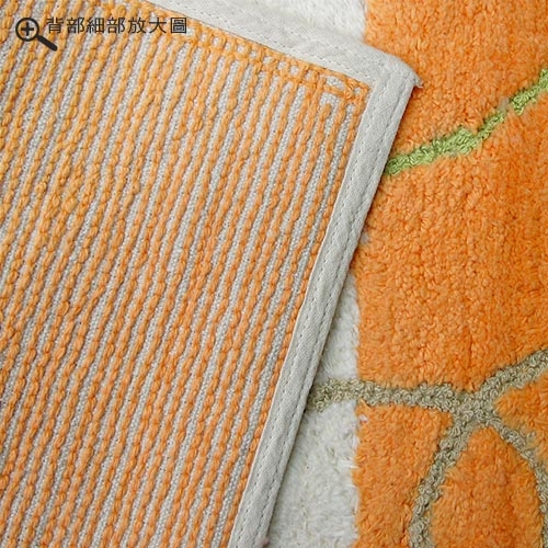 棉花田 飛騰 純棉提花走道毯-橘色