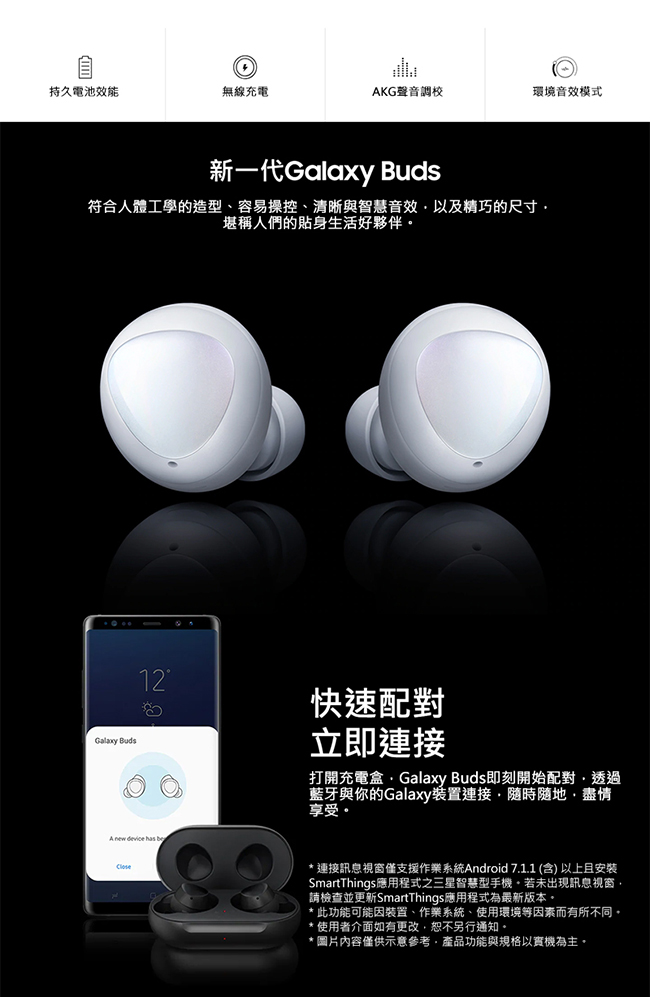 Samsung Galaxy Buds 真無線藍牙耳機