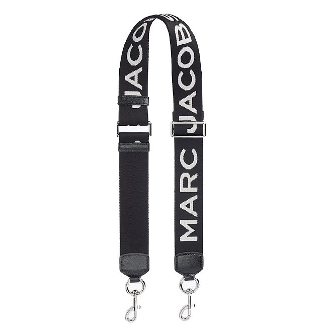 MARC JACOBS 字母LOGO帆布寬版背帶