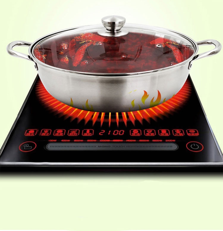 晶輝鍋具-家用電磁爐不鏽鋼鴛鴦鍋雙耳加厚火鍋專賣店販售30公分 (F1010-30)