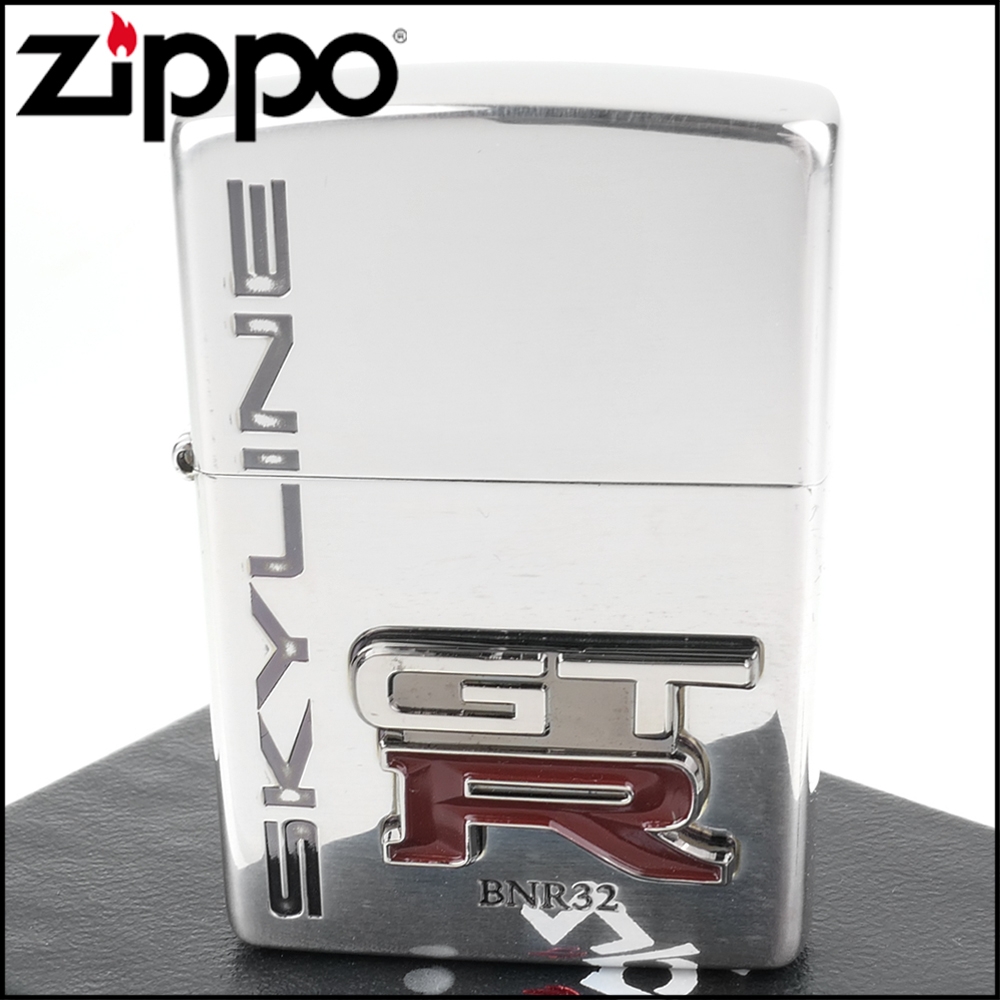 ZIPPO 日系~日產NISSAN SKYLINE GT-R-第三代BNR32(銀色款) | 打火機