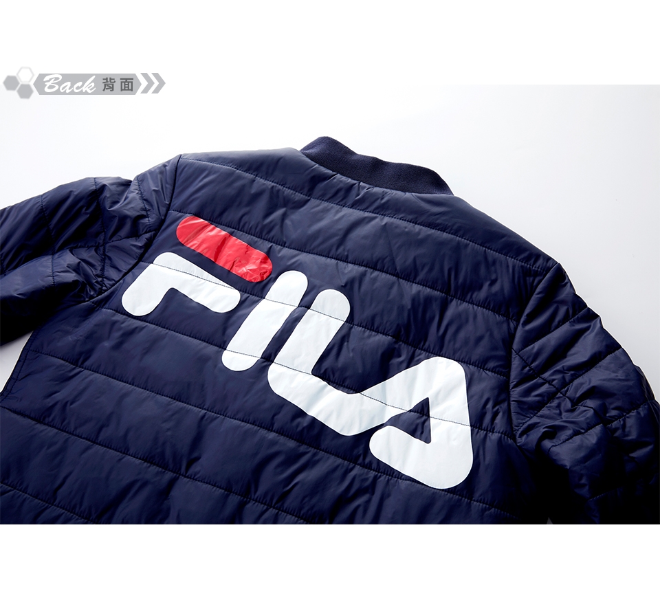 FILA 女鋪棉外套-丈青 5JKT-5464-NV