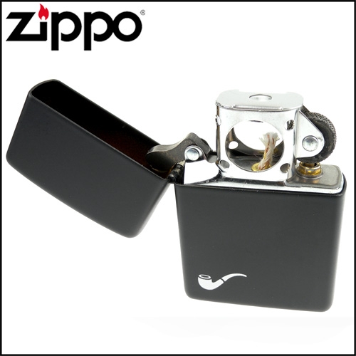 ZIPPO 美系~Pipe Lighter~煙斗用打火機~黑色烤漆