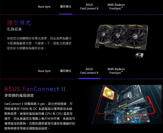 (無卡分期12期)ASUS華碩 ROG-STRIX-RX5700XT-O8G-GAMING顯示卡