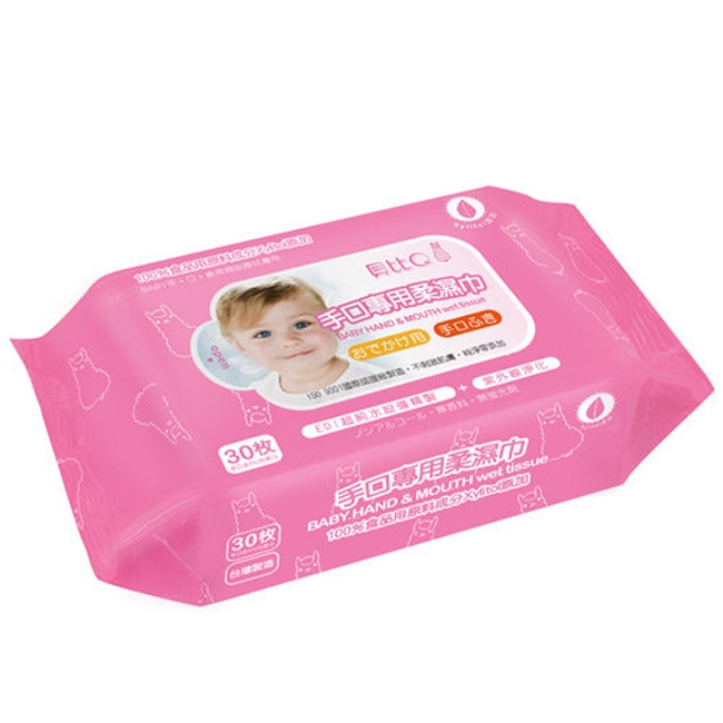 貝恩 NEW嬰兒保養柔濕巾80抽24入/箱+貝比Q手口專用柔濕巾/30抽x1包無香料