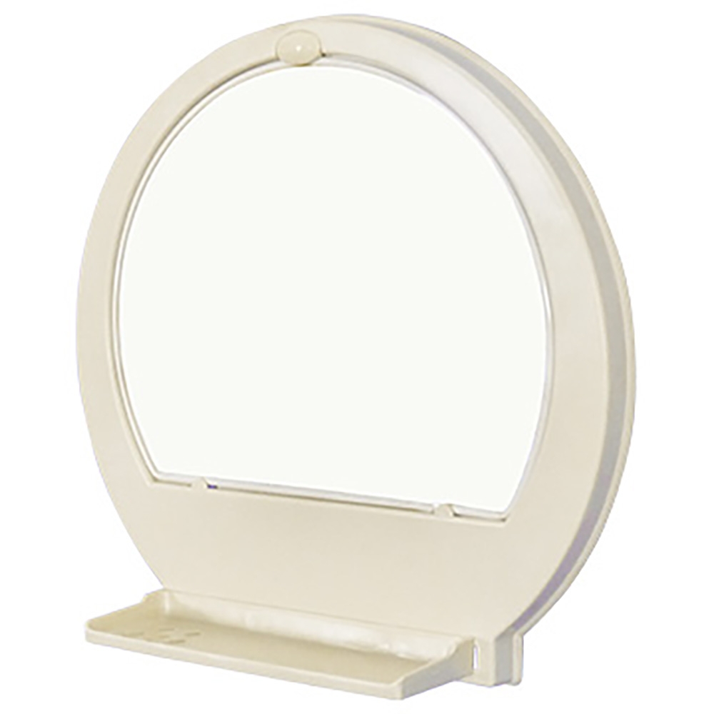 浴室壁式半圓形化妝鏡組