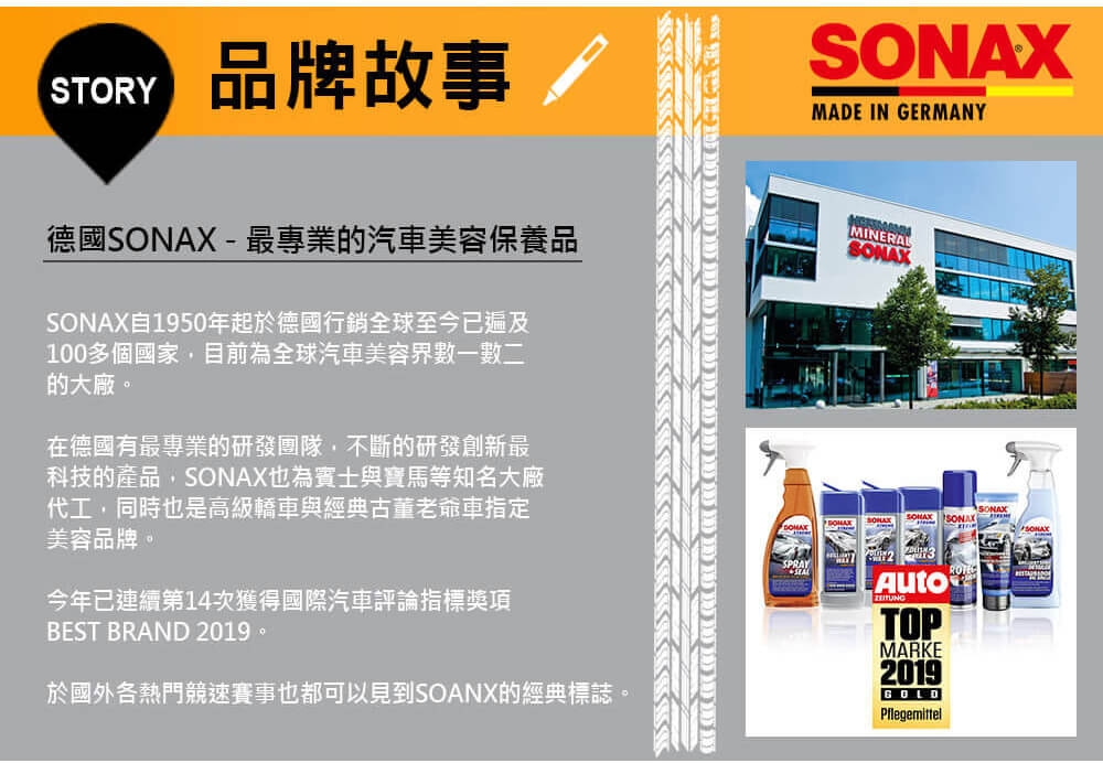 SONAX,超撥水鍍膜,光鍍膜,光滑保護劑,鍍膜劑,汽車鍍膜劑,洗車精,鍍膜層