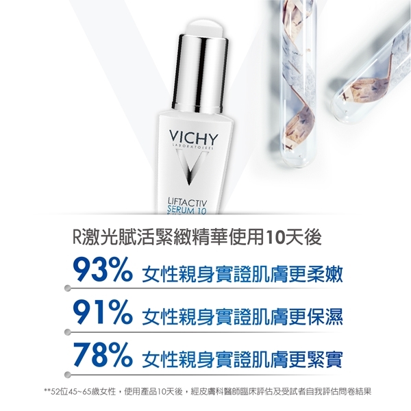 VICHY薇姿 R激光賦活緊緻精華30ml 送27ml抗皺加量6件獨家組 緊緻有感