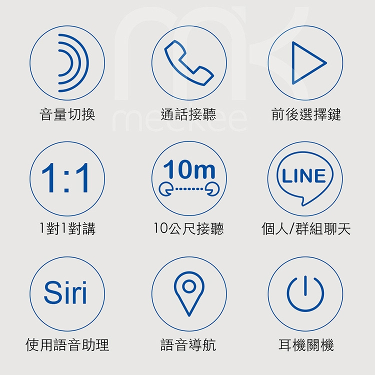 meekee機車安全帽無線對講藍牙耳機-無線騎士