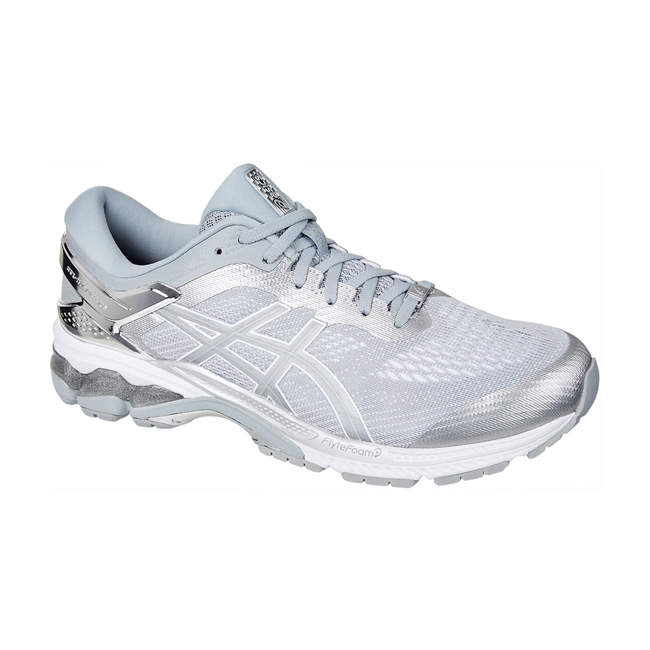 ASICS Gel-Kayano 26 PLATINUM 男慢跑鞋 白金