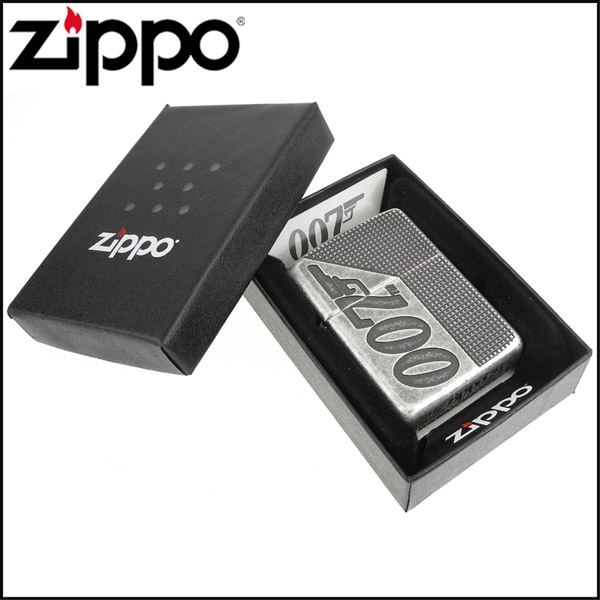 ZIPPO 美系~James Bond 007-詹姆士龐德圖案深刻打火機(ARMOR裝甲)