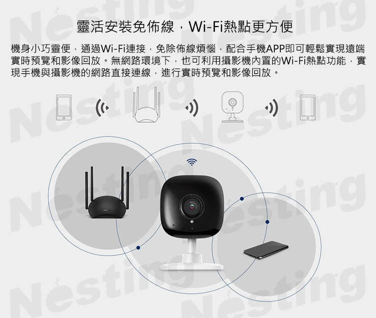 【TP-LINK】300萬紅外無線網路攝影機 TL-IPC13CH