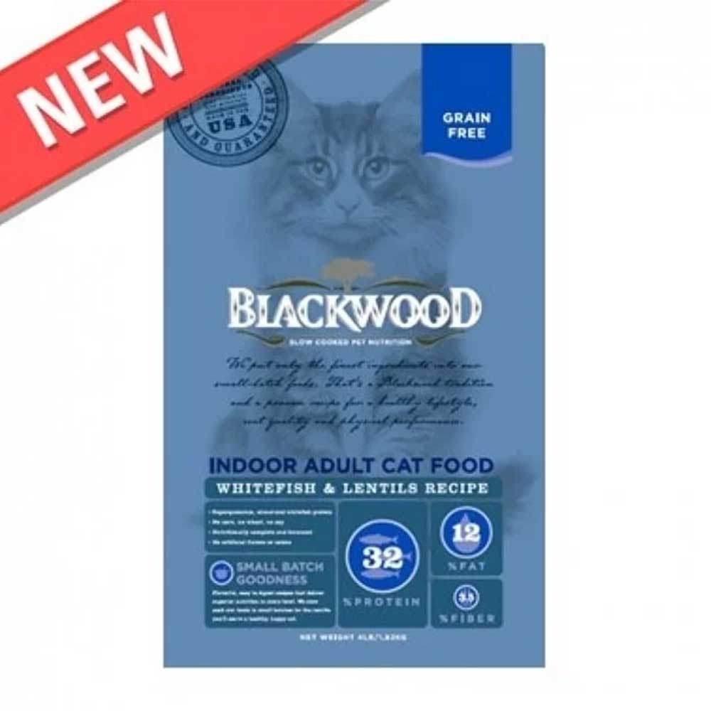 Blackwood柏萊富 極鮮無穀室內成貓配方4lb (白鮭魚+扁豆)