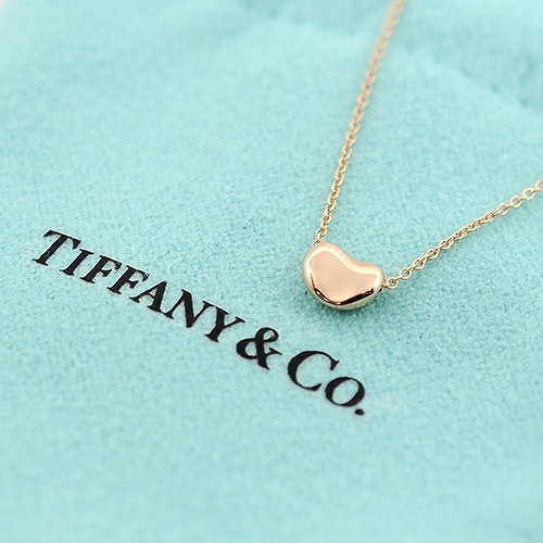 Tiffany&Co. Elsa Peretti 經典優雅相思豆18K玫瑰金項鍊