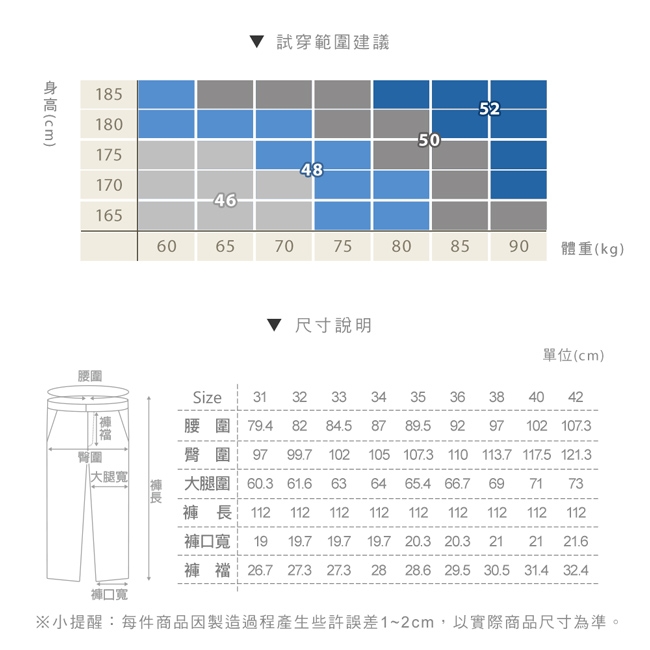 Christian 義式簡約水洗立挺休閒長褲_丈青(HW833-1)