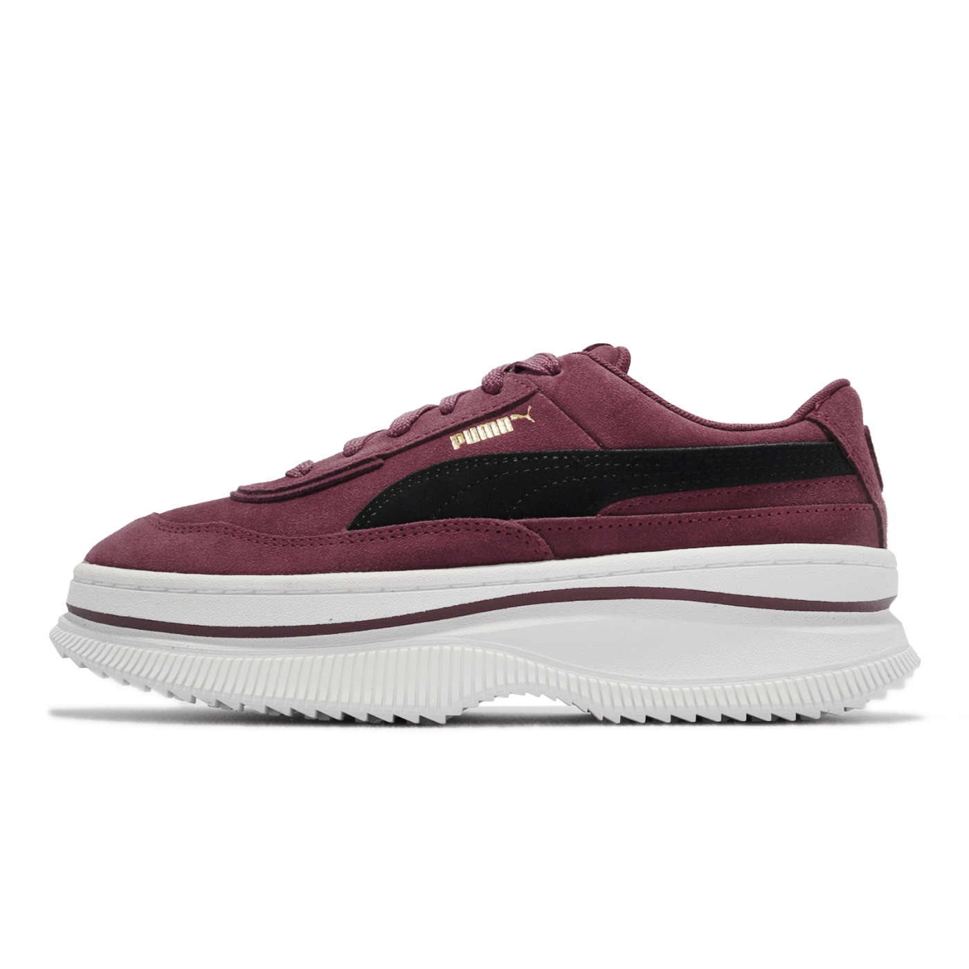 Puma 休閒鞋Deva Suede Wns 女鞋酒紅金標增高厚底麂皮37242306 | 休閒