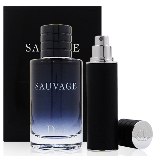 DIOR 迪奧SAUVAGE 曠野之心淡香水100ml+10ml隨身瓶禮盒組| Dior 迪奧