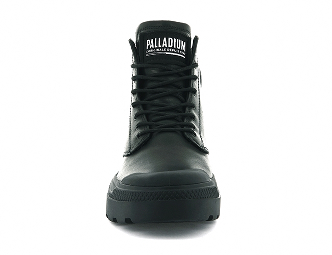 PALLADIUM PALLAKIX MID SK軍種皮革靴-女-黑