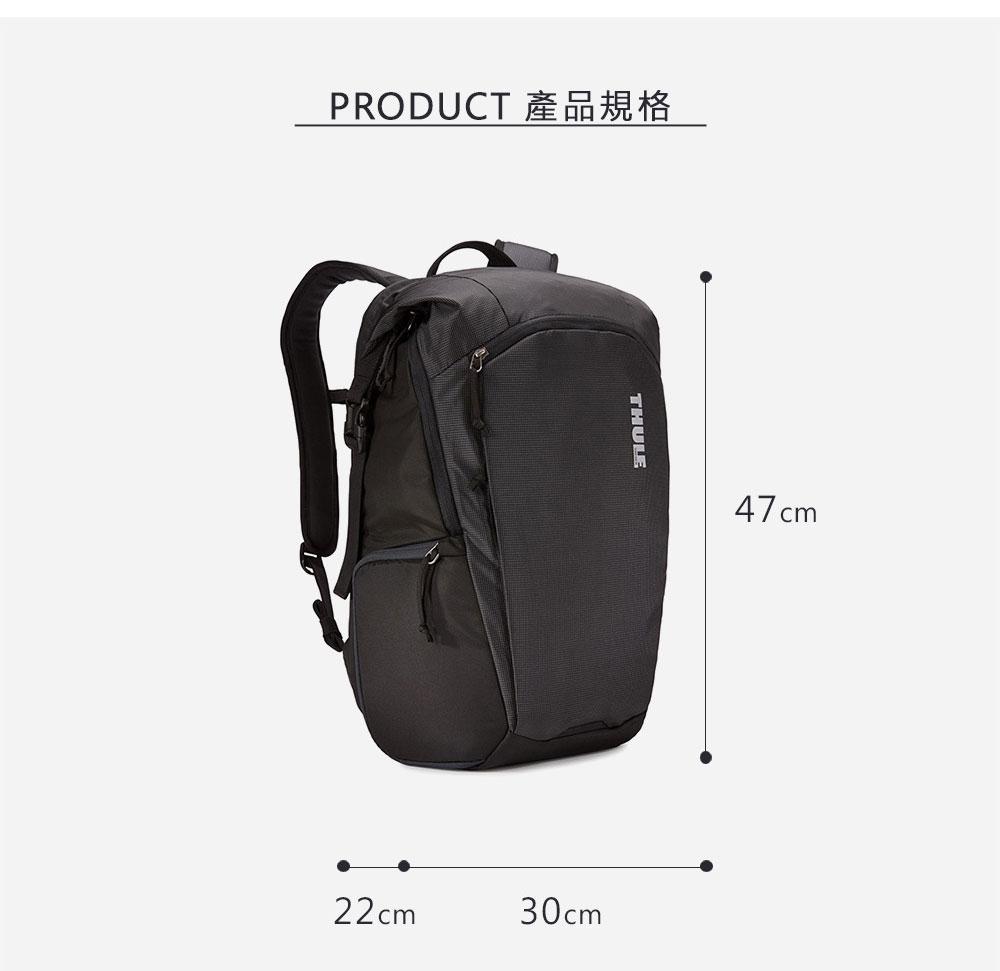 Thule EnRoute Camera 25L 相機後背包-軍綠