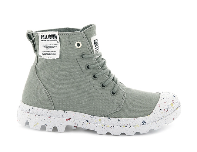 PALLADIUM PAMPA HI ORGANIC有機軍靴-女-草綠