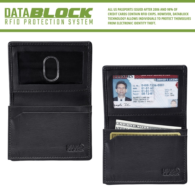 Lewis N. Clark Secura RFID 屏蔽卡片夾 942 黑色