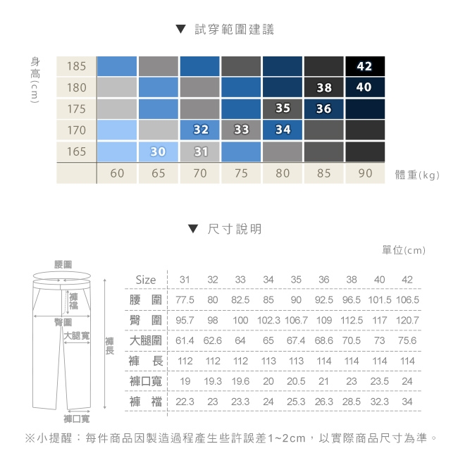 極品西服 品味暗紋緹花打褶西褲_深藍(BS701-2)