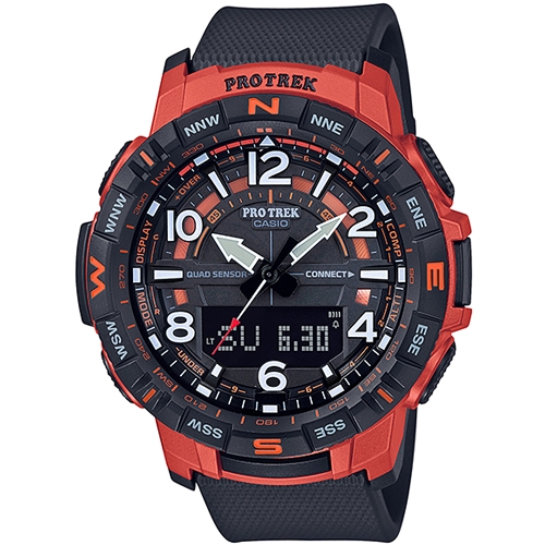 CASIO PRO TREK  智慧藍牙四重感應器登山錶(PRT-B50-4)50.8mm