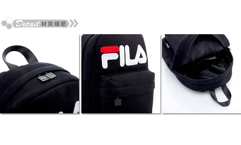 FILA LOGO小後背包-黑 BPT-5101-BK