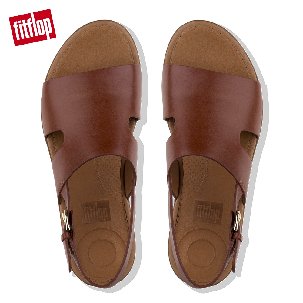 FitFlop H-BAR BACK-STRAP SANDALS 焦糖色