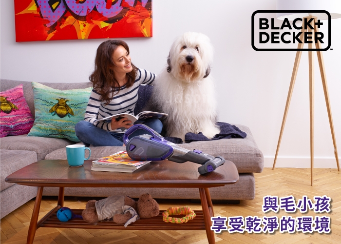 美國BLACK+DECKER 10.8V強效鋰電 無線手持吸塵器DVA325JP07