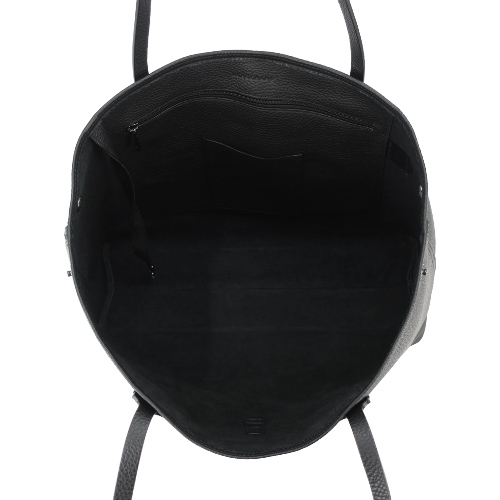 LONGCHAMP ROSEAU系列皮革肩背包(大/黑)