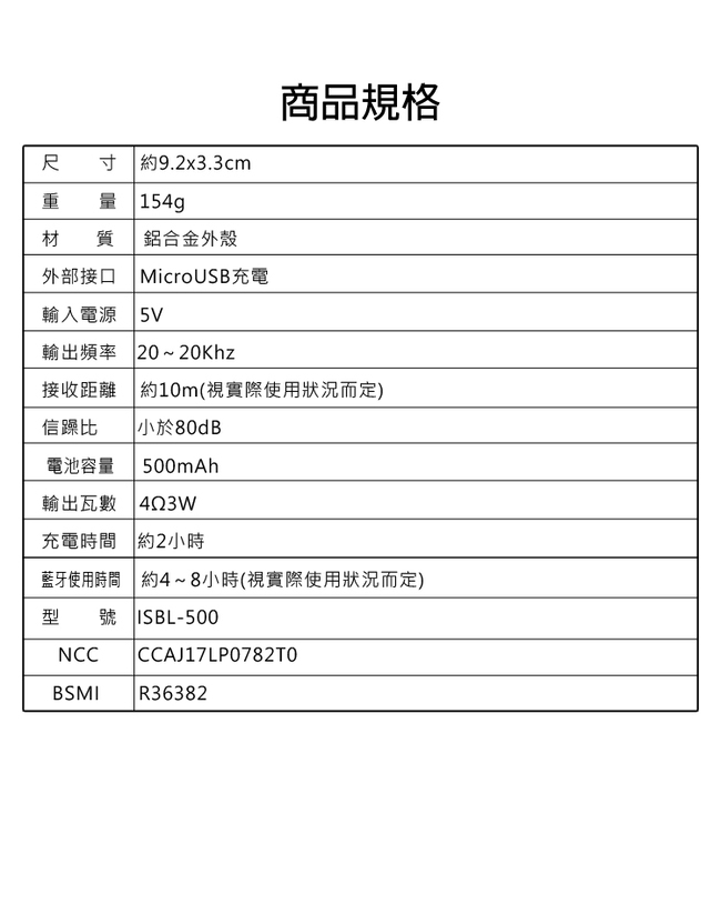 A7 SPEAKER 3W 藍牙喇叭