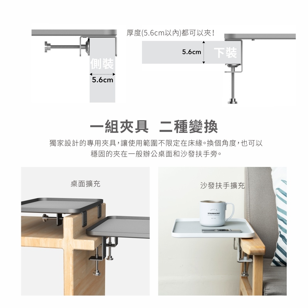 MONITORMATE ProSHELF 高強度床邊型置物架