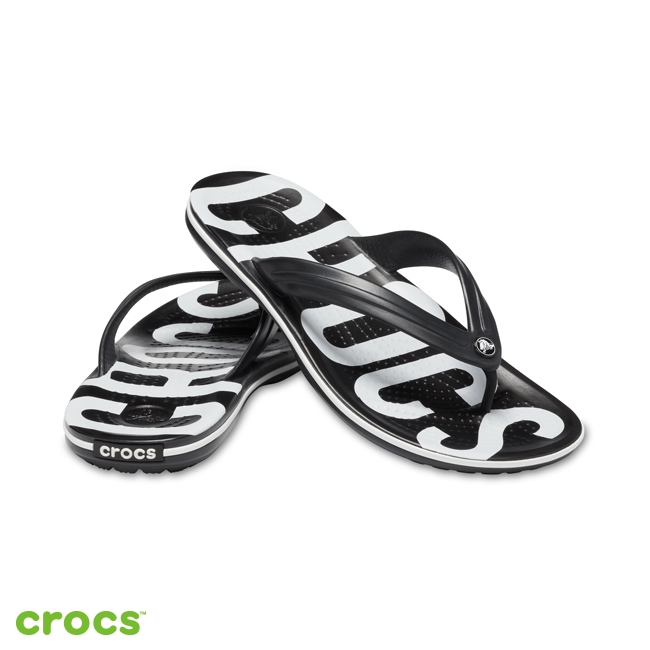 Crocs 卡駱馳 (中性鞋) 卡駱班印花人字拖 205943-066