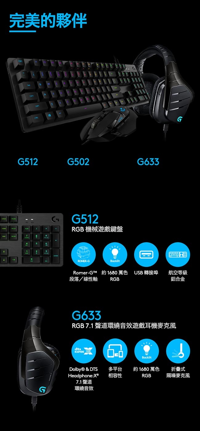 羅技 G502 Hero電競滑鼠