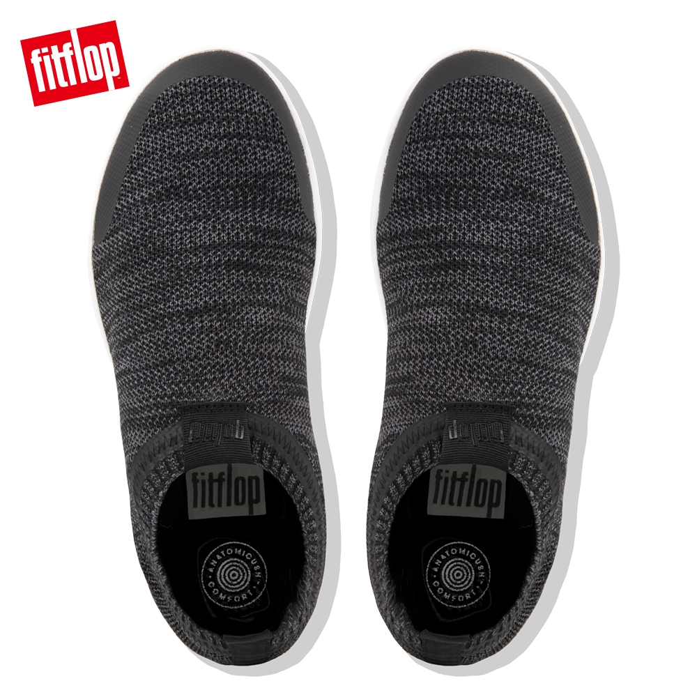 FitFlop UBERKNIT SLIP-ON SNEAKERS 黑色