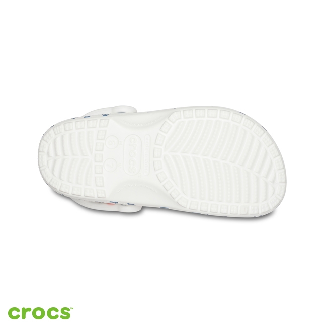 Crocs 卡駱馳 (中性鞋) 經典航海印花克駱格 206053-94S