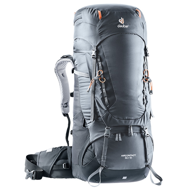 【德國DEUTER】AIRCONTACT 55+10L輕量拔熱透氣登山背包3320319灰